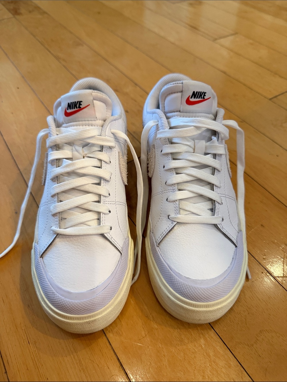 Nike Wmns Court Legacy Lift 'White Stadium Green' Size 8